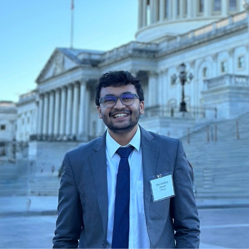 Head shot of Public Policy and Management student Mitul Jhaveri.
